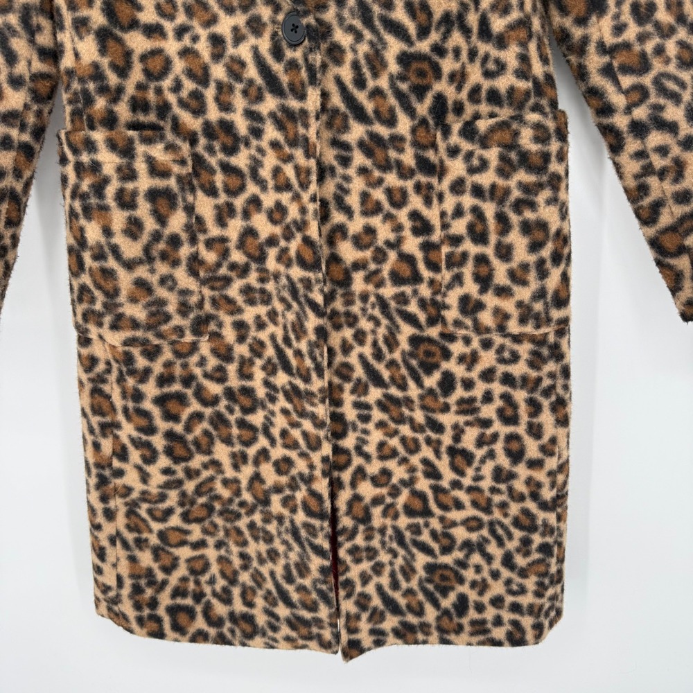 NVLT LEOPARD PRINT SINGLE-BREASTED SINGLE BUTTON … - image 5